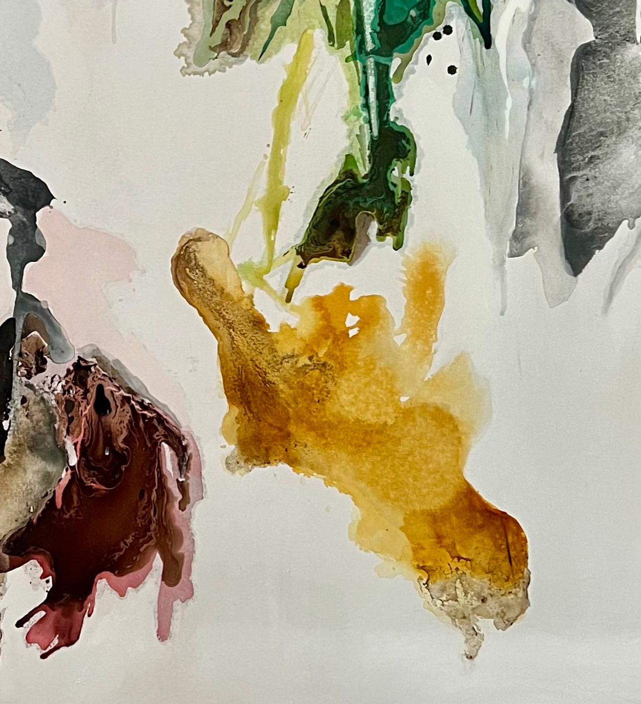 Serie Nature Flow n9 e n10 Dittico. Pittura astratta 2