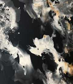 Série blanche n2. Peinture abstraite