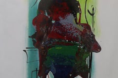 Rosario Calì, Cromatismo Ermetico, Mixed Media on Paper, 1970s, Framed
