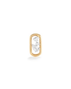 Rosario Navia Mara Stud Earring I in 18K Gold, Platinum, and Diamonds