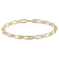Rosario Navia Mara Choker III à maillons pliés en or 18 carats, platine et diamants