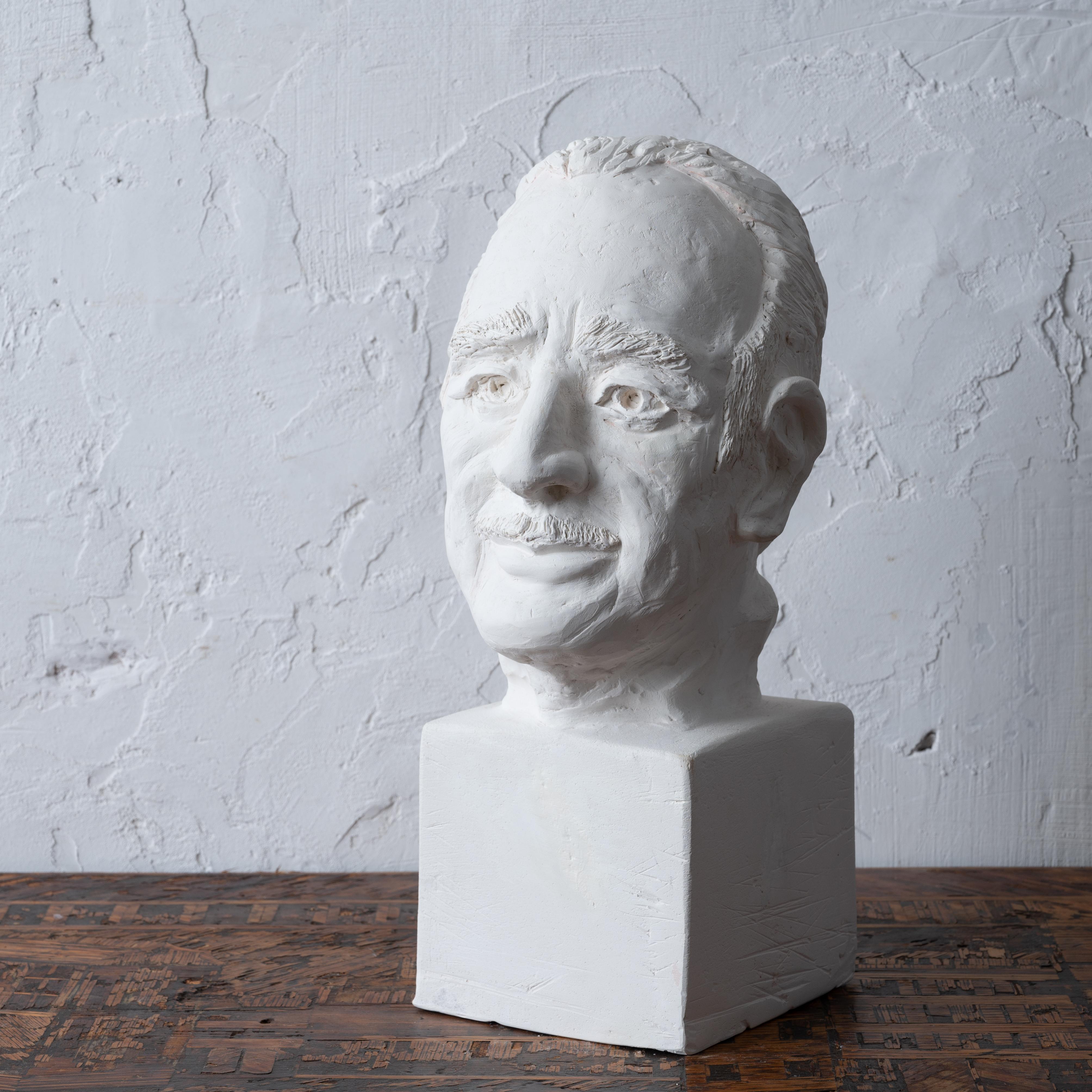 Late 20th Century Rosario Russell Fiore Plaster Bust For Sale