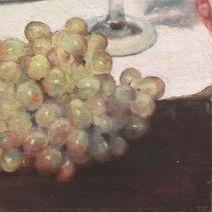 'Still Life of Fruit and Wine', Salmagundi Club, PAFA, AIC, National Academy