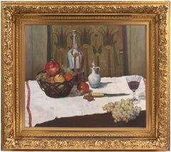 'Bodegón de fruta y vino', Club Salmagundi, PAFA, AIC, Academia Nacional