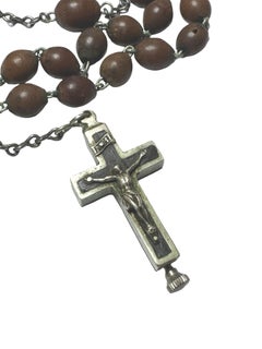Rosary Catholic Reliquary Box Crucifix Pendant Relic Catacomb Rome - S.Callisto
