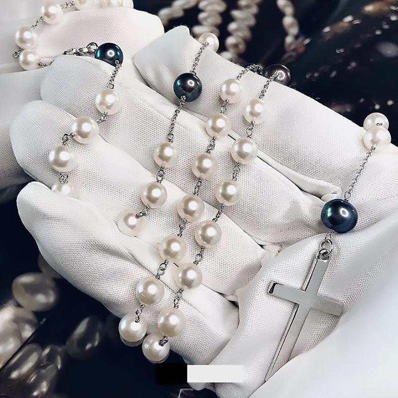 black pearl rosary