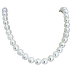 7-7.5mm Akoya Pearl Necklace with PSL ROSE Certificate