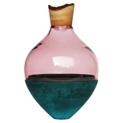 Vaso da India II in rosa e patina di rame, Pia Wüstenberg