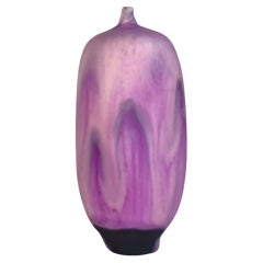 Feelie-Vase aus glasiertem Porzellan mit Rosen- und Erni-Kabat in Rosa, Creme und Lavendel