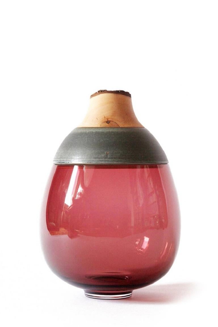 Altro Vaso impilabile Paradise Lilith rosa e bianco, Pia Wüstenberg in vendita