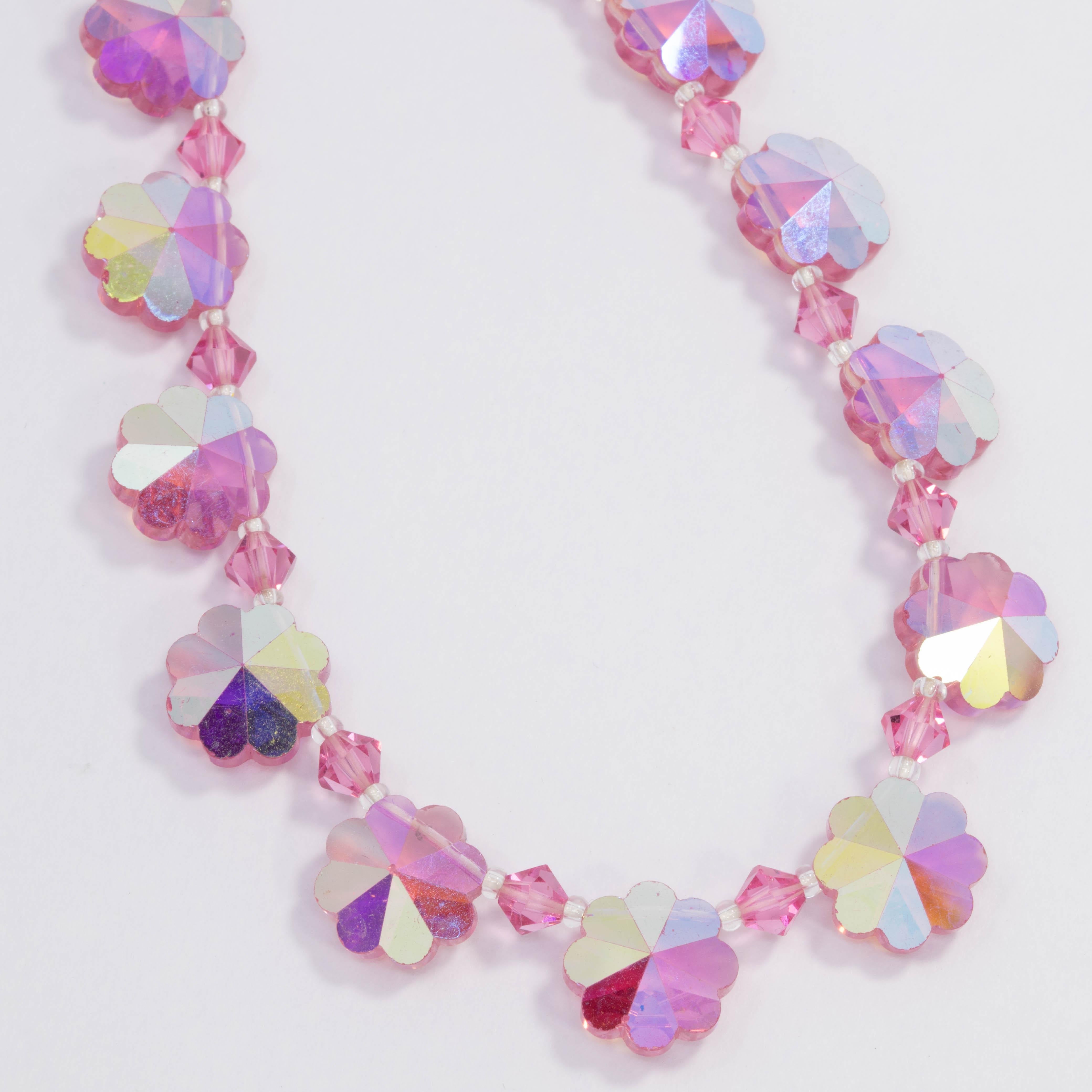 aurora borealis bead necklace