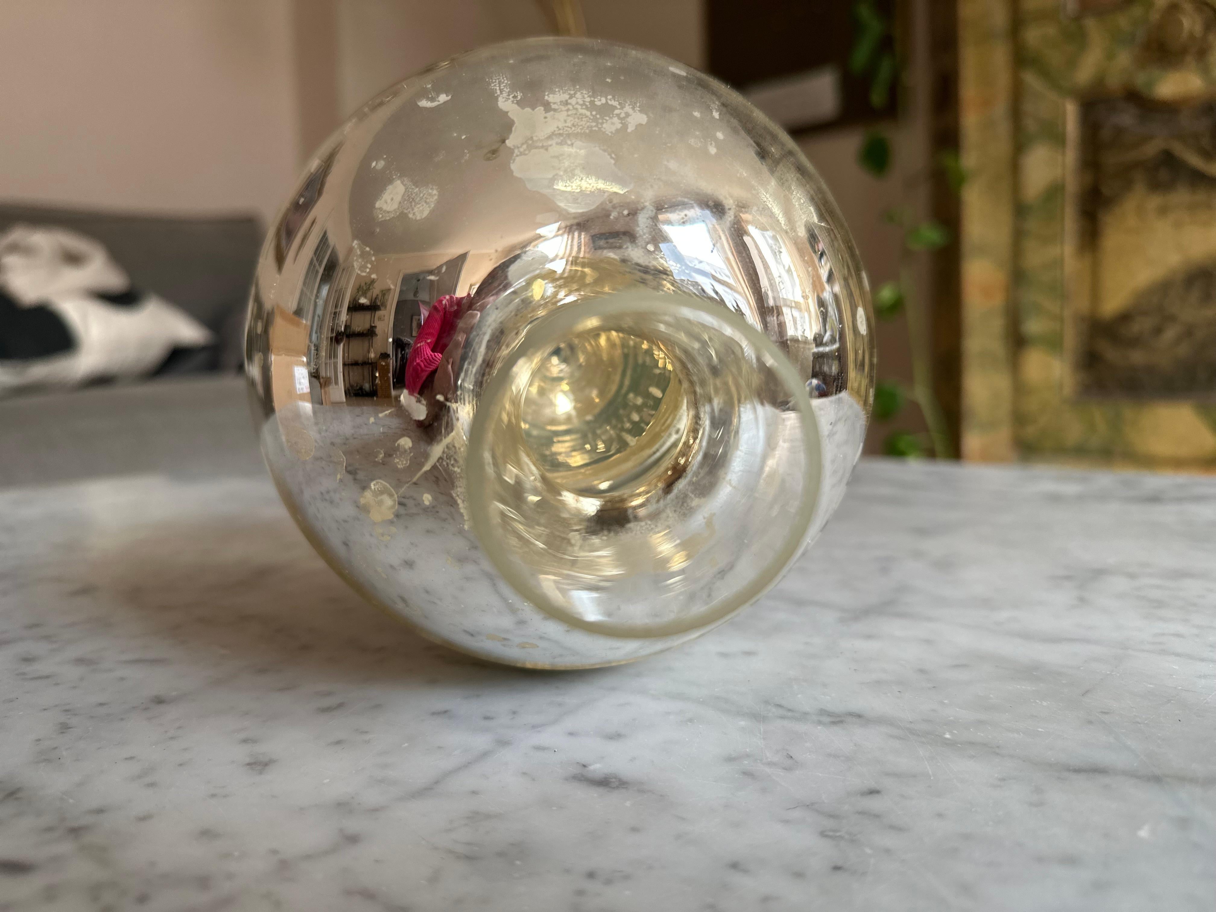 Bola de Rosas / Bola de Jardín de Cristal Espejado en venta 5