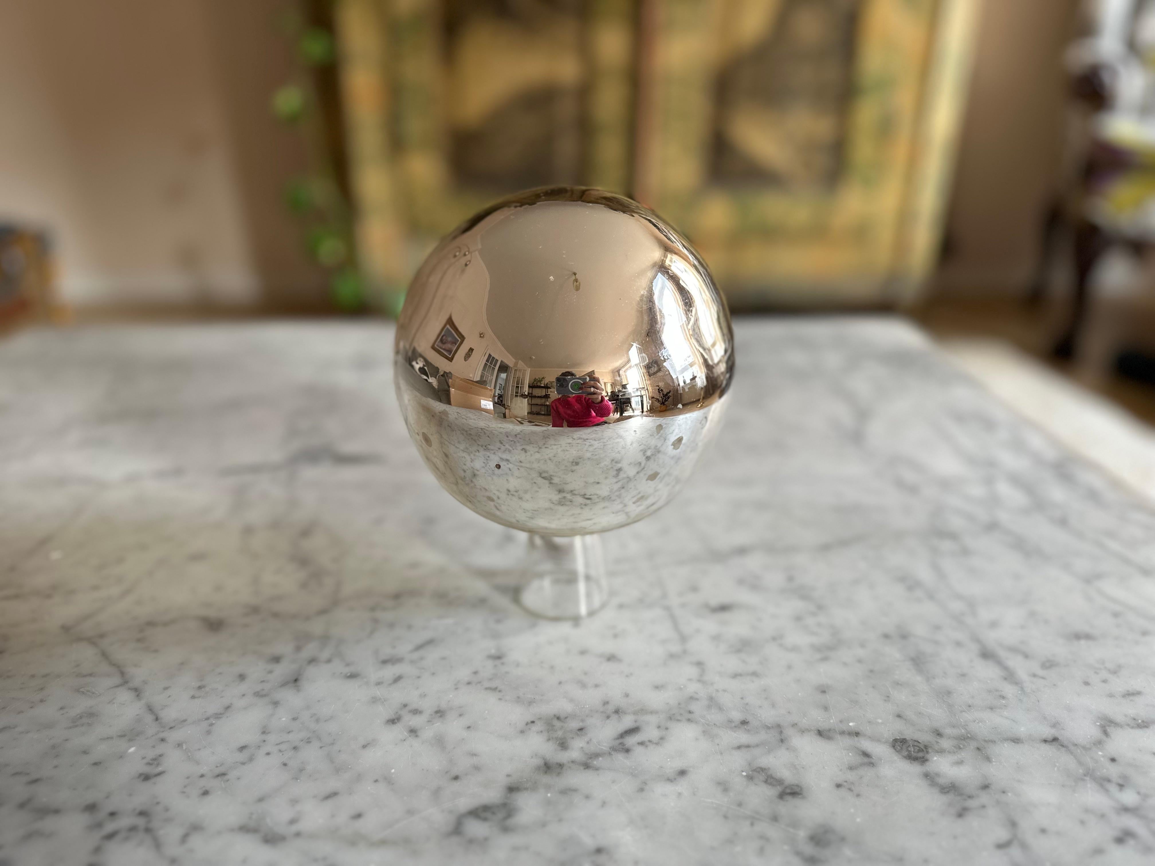 Bola de Rosas / Bola de Jardín de Cristal Espejado en Bueno estado para la venta en Hamburg, DE