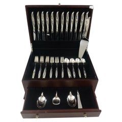 Rose Ballet von International Sterling Silver Besteck 12er Set 53 Pieces