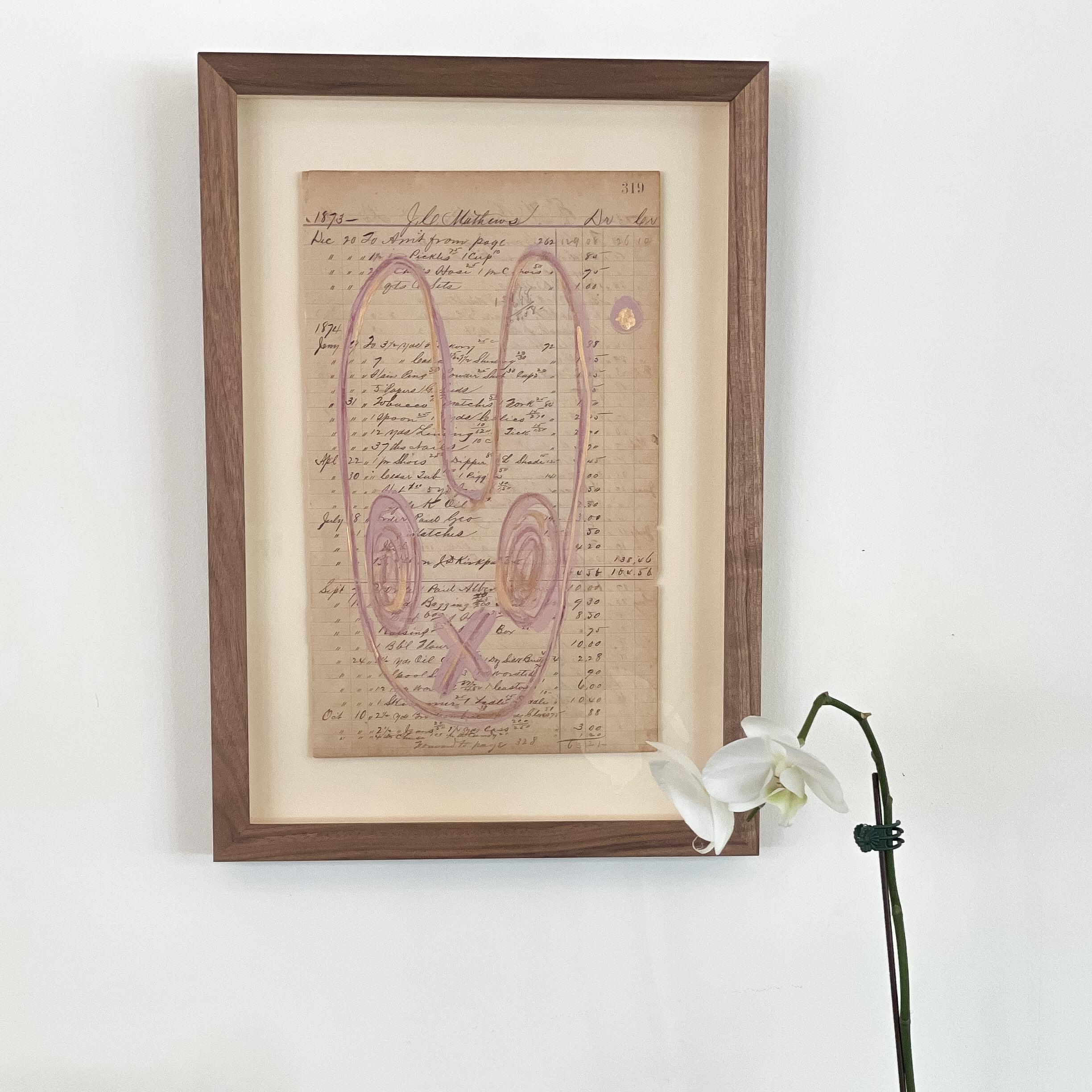American Rose Bunny by Afsoon Thayer For Sale