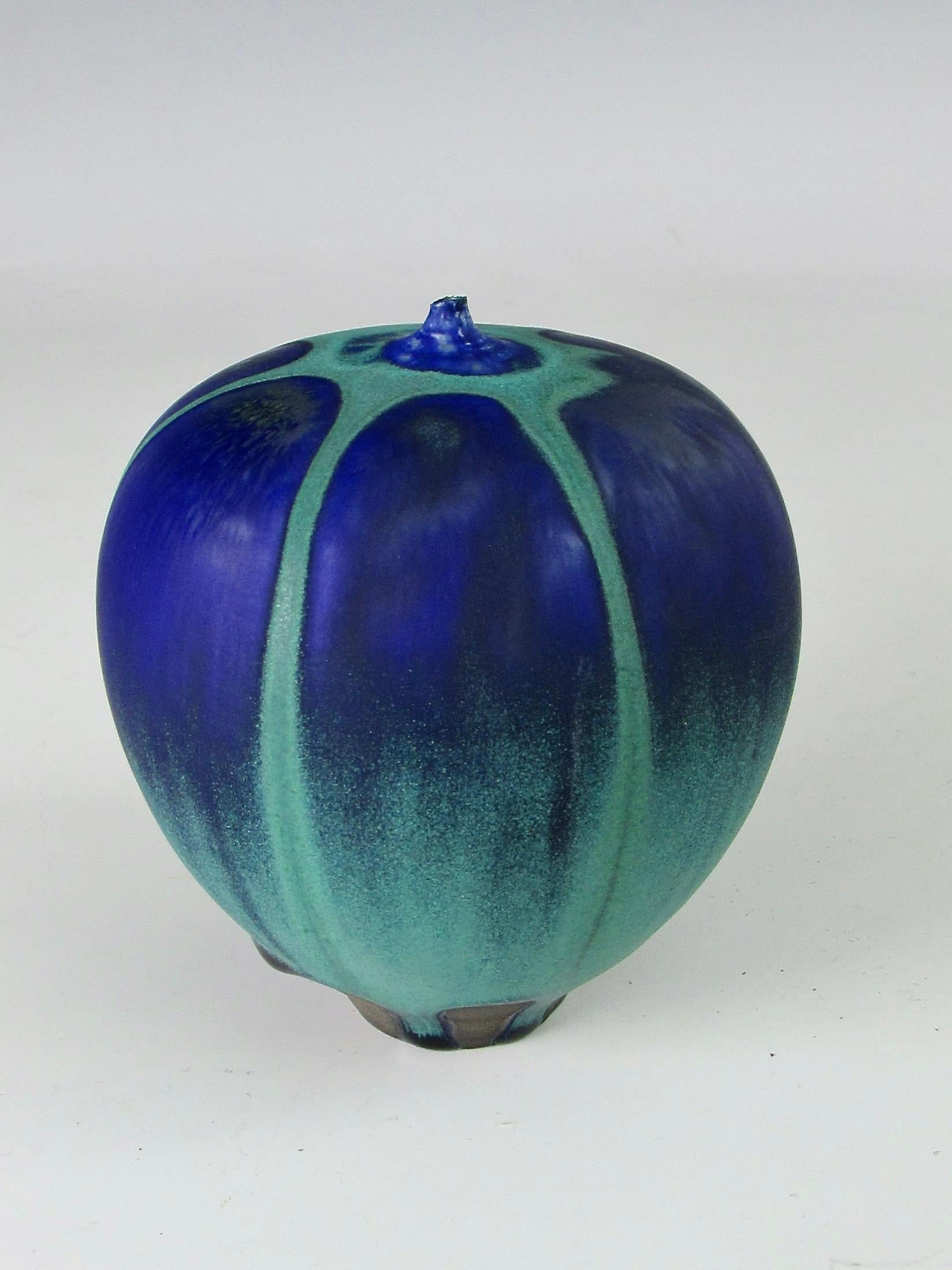  Rose Cabat Deep Blue Over Sea Green  Feelie Vase Weed Pot For Sale 4