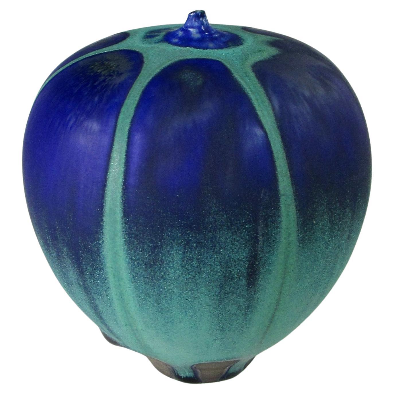  Rose Cabat Deep Blue Over Sea Green  Feelie Vase Weed Pot For Sale