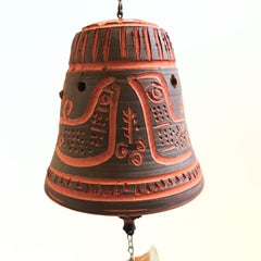 Rose Cabat Pottery Bird Wind Bell