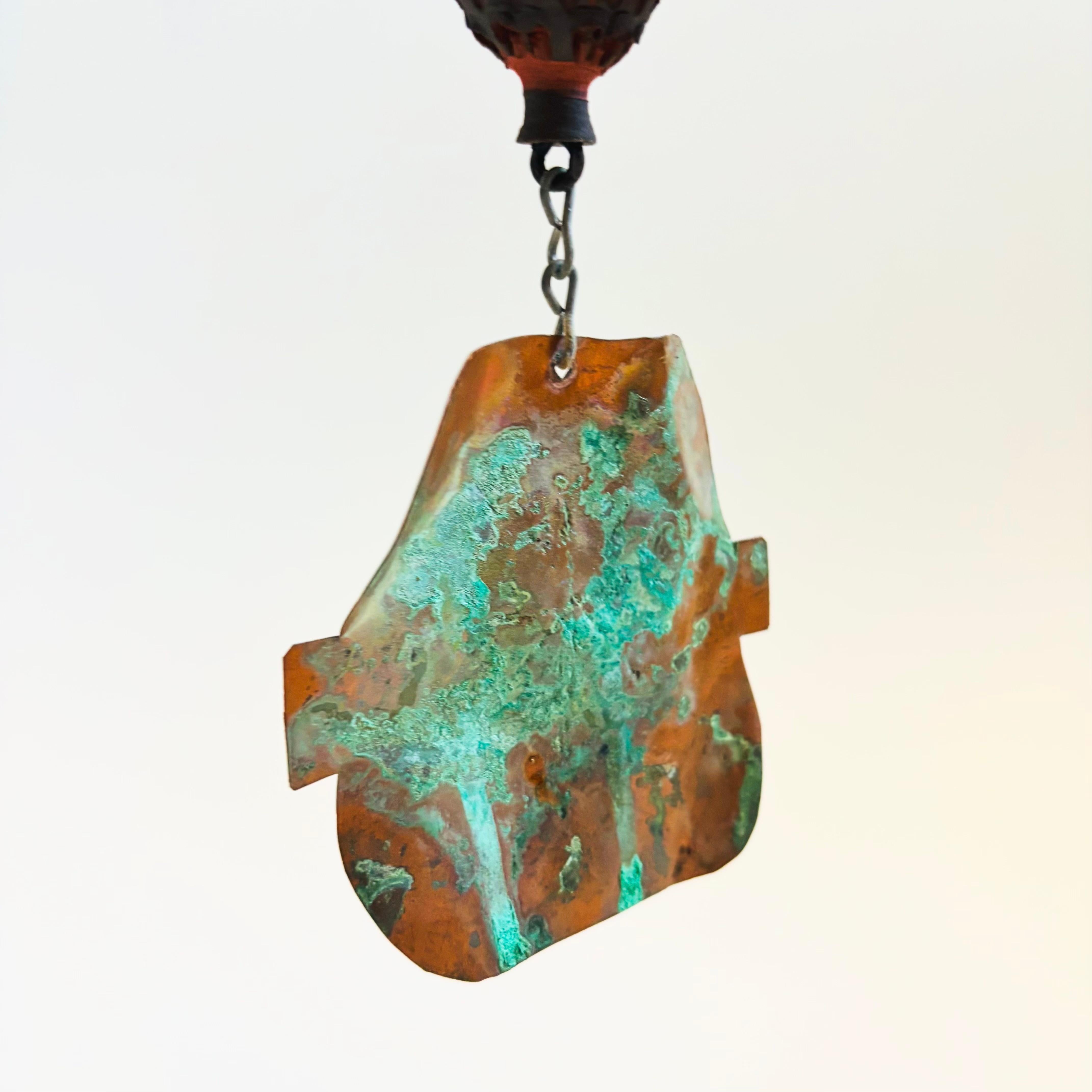 Mid-Century moderno Campana a vento per uccelli di Rose Cabat Pottery in vendita