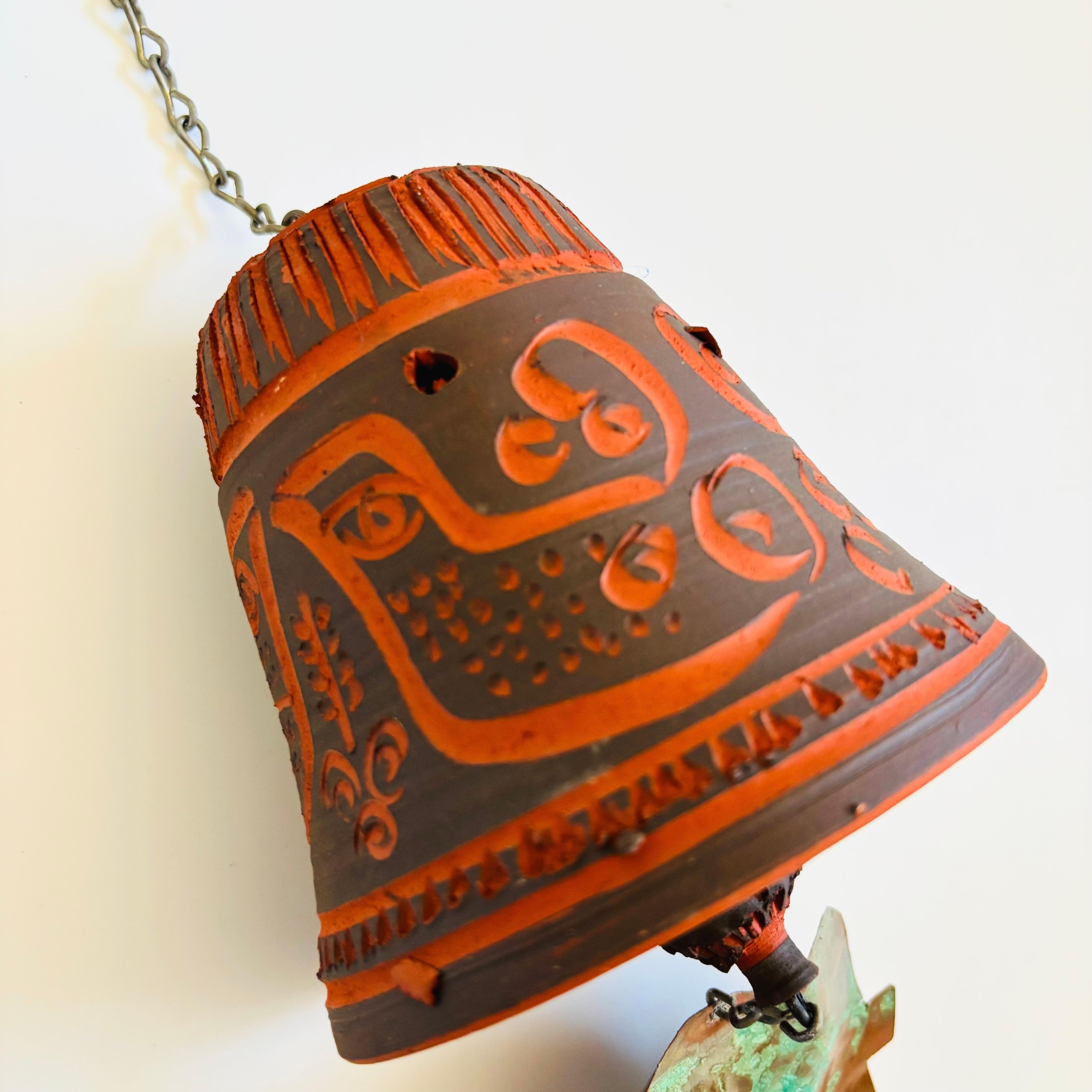 Campana a vento per uccelli di Rose Cabat Pottery in vendita 2