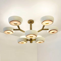 Rose Ceiling Light by Gaspare Asaro-Bronze Finish