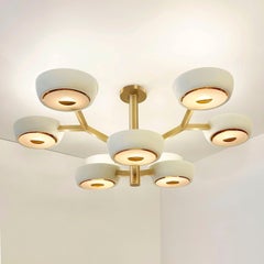 Rose Ceiling Light by Gaspare Asaro-Satin Brass Finish