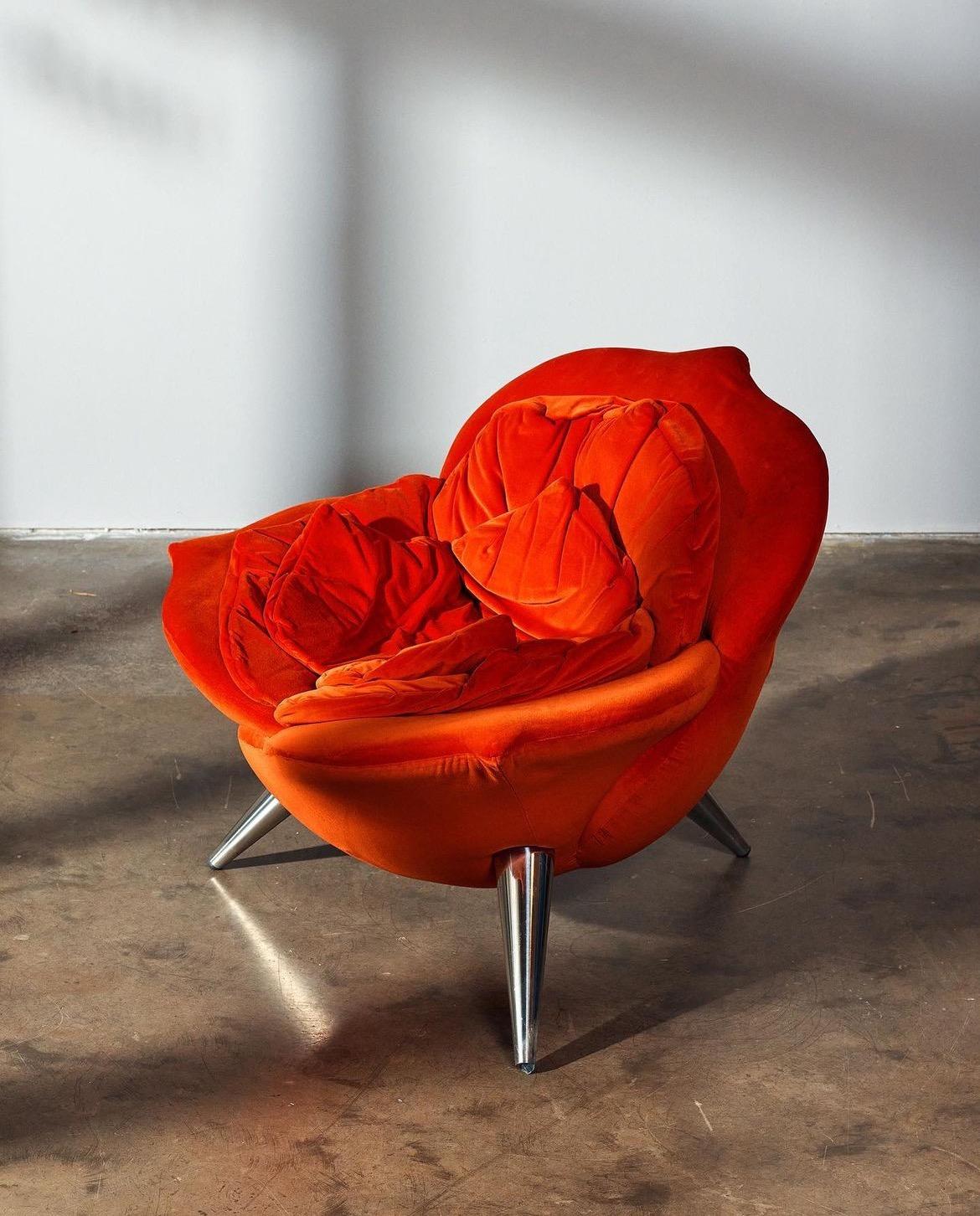 Post-Modern Rose Chair from The Flower Collection by Masanori Umeda for Edra