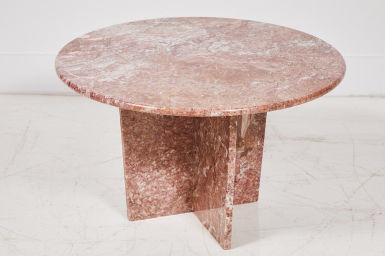 Table Rose Color Rose Colored Marble Side Table at 1stDibs | rose marble side table