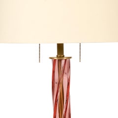 Rose Colored Murano Table Lamp by Donghia