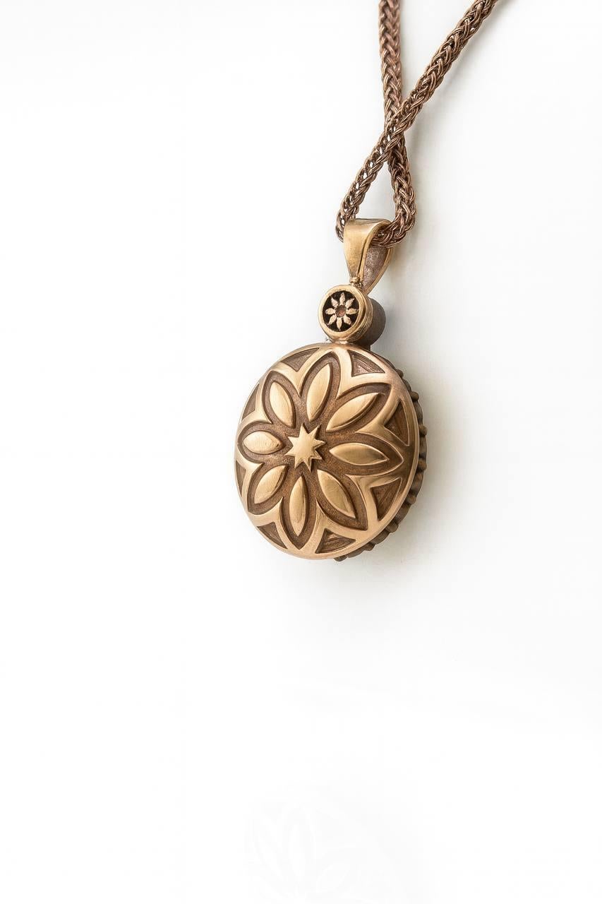 Pendentif Rose-Cut Crone. en vente 3