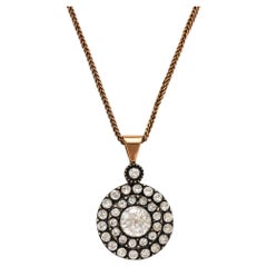 Pendentif Rose-Cut Crone.