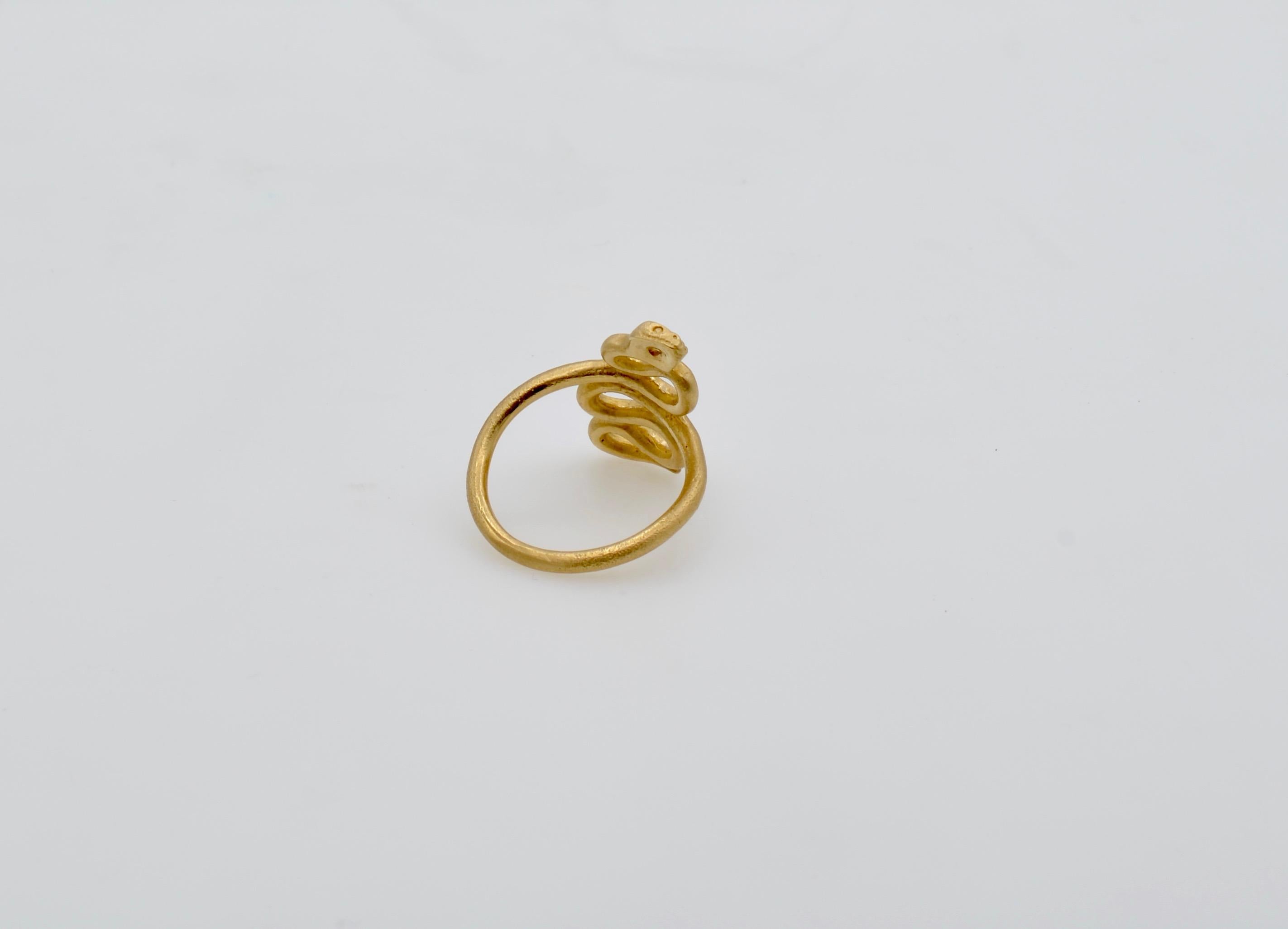 snake with diamond on head