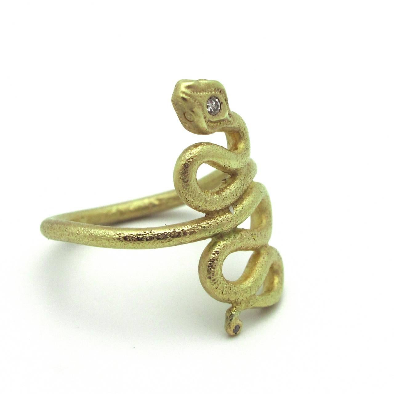 gold snake ring meaning
