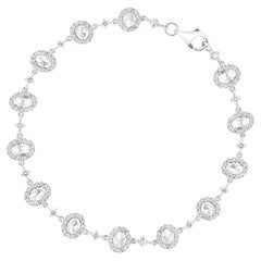 Rose Cut Diamond Bracelet