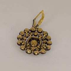 Rose-Cut Diamond Earrings