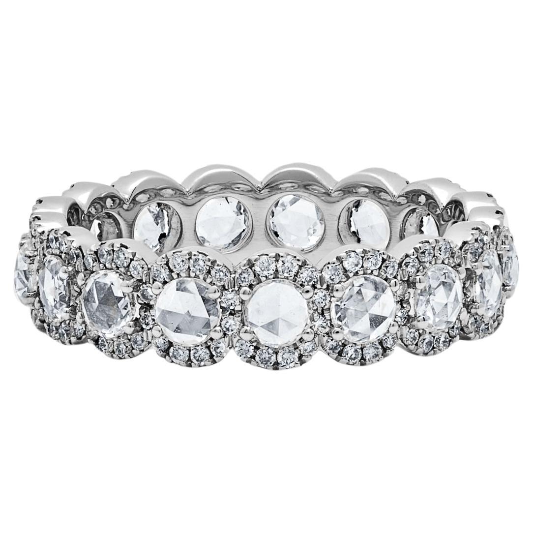 Rose-Cut Diamond Eternity Band