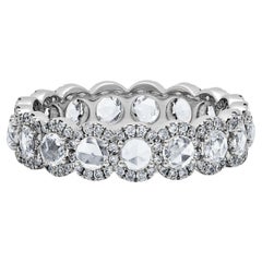 Rose-Cut Diamond Eternity Band