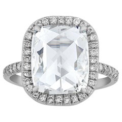 Bague en diamant taille rose, 4,15 carats