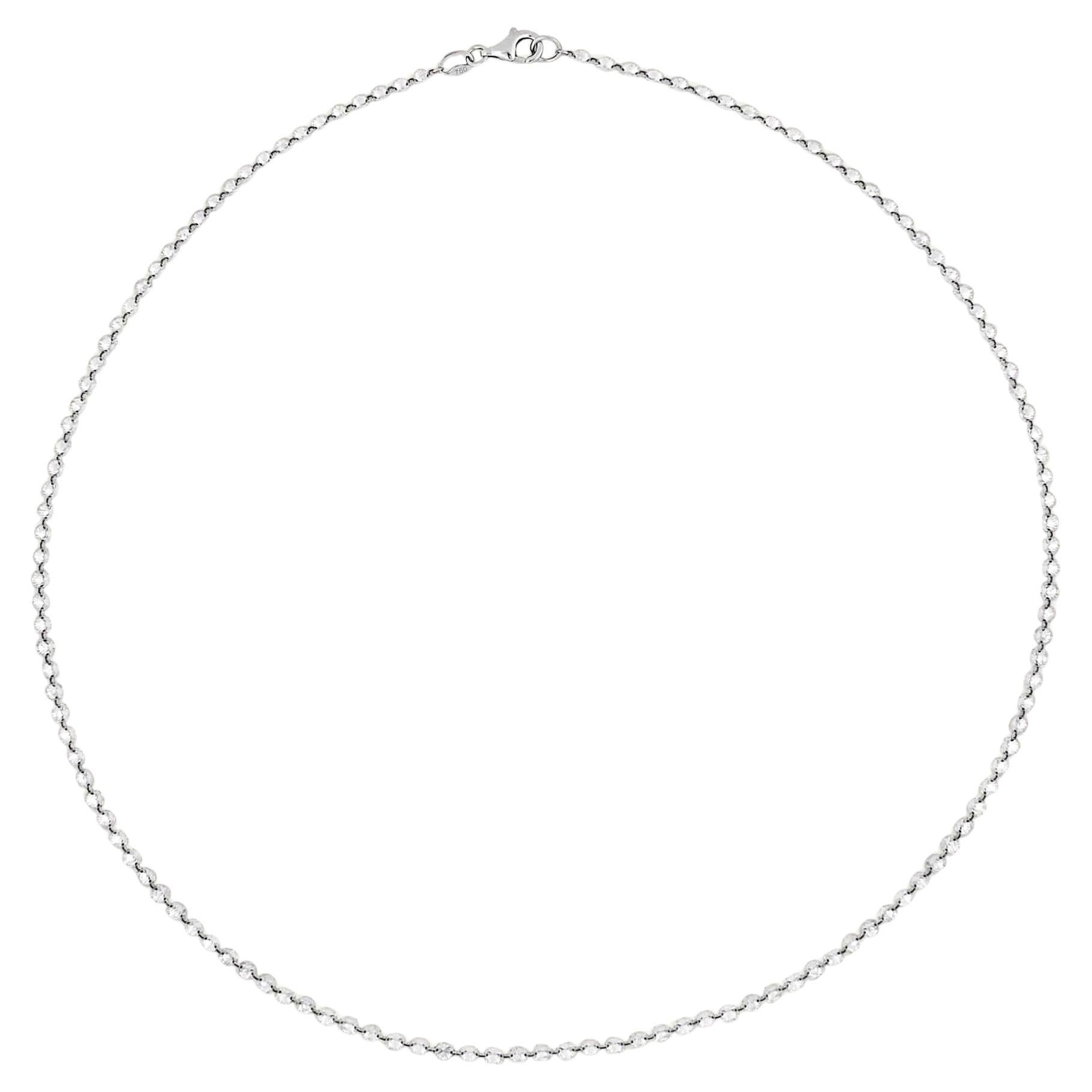 Rose-Cut Diamond Tennis Necklace