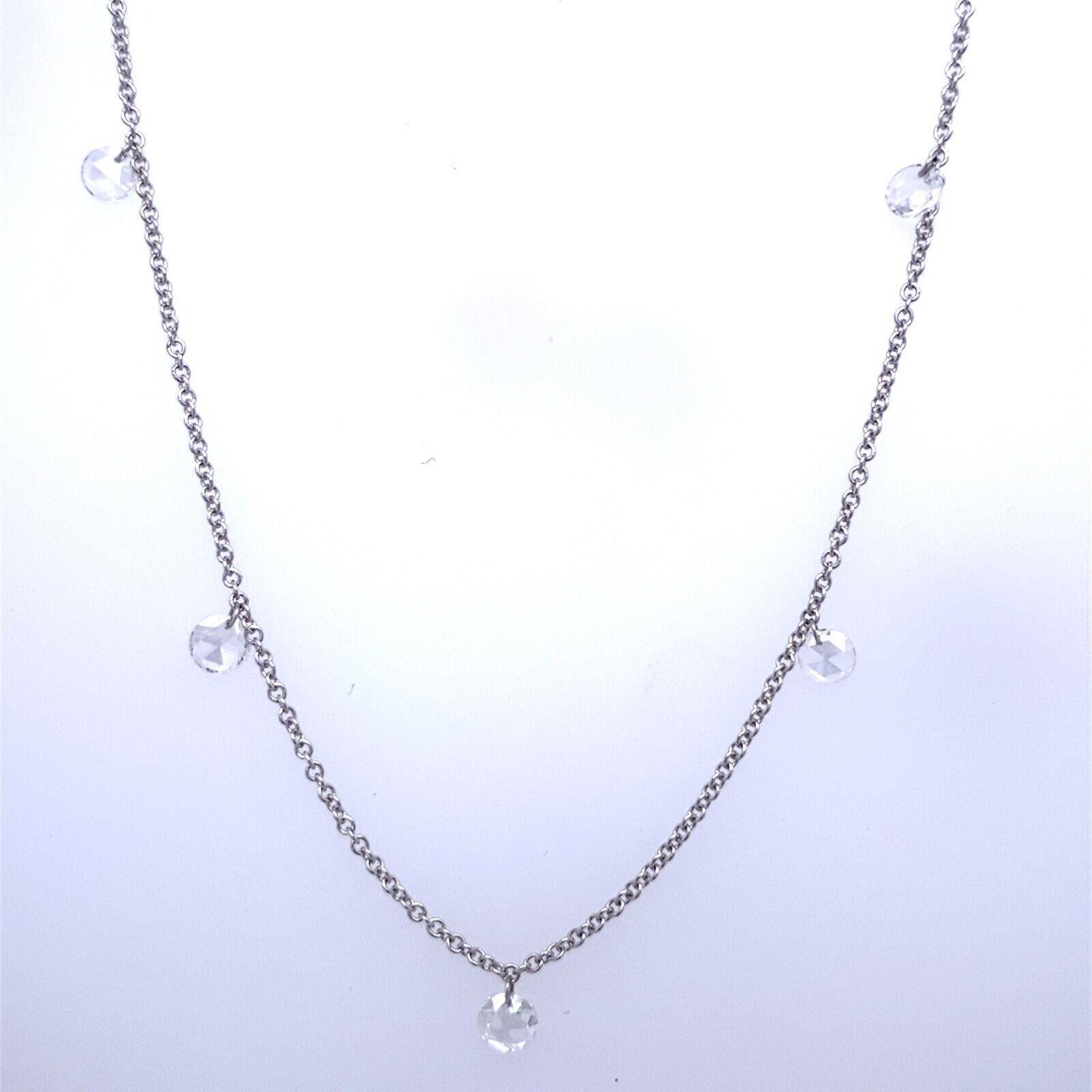 laser drilled diamond necklace