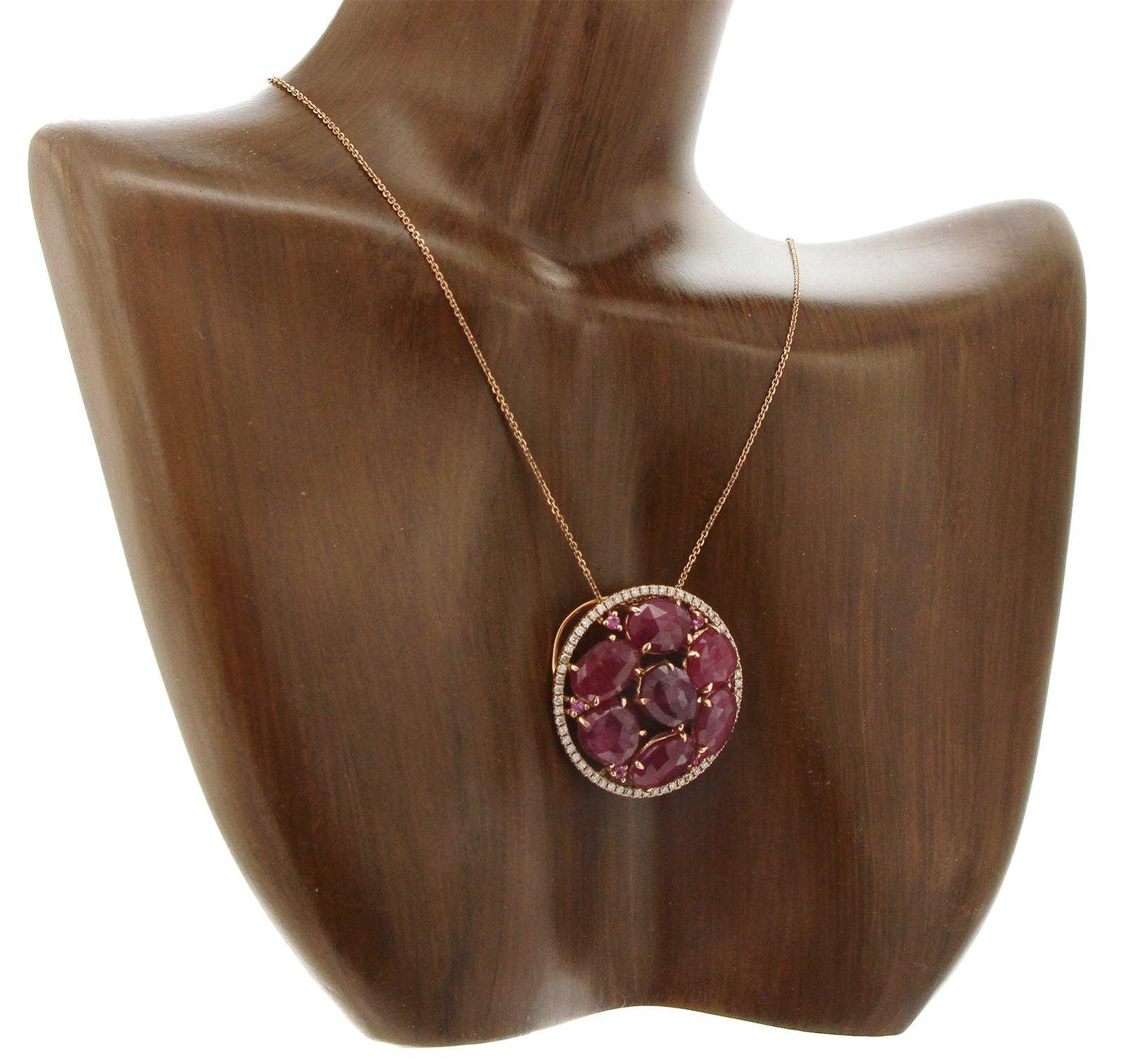 red sapphire necklace