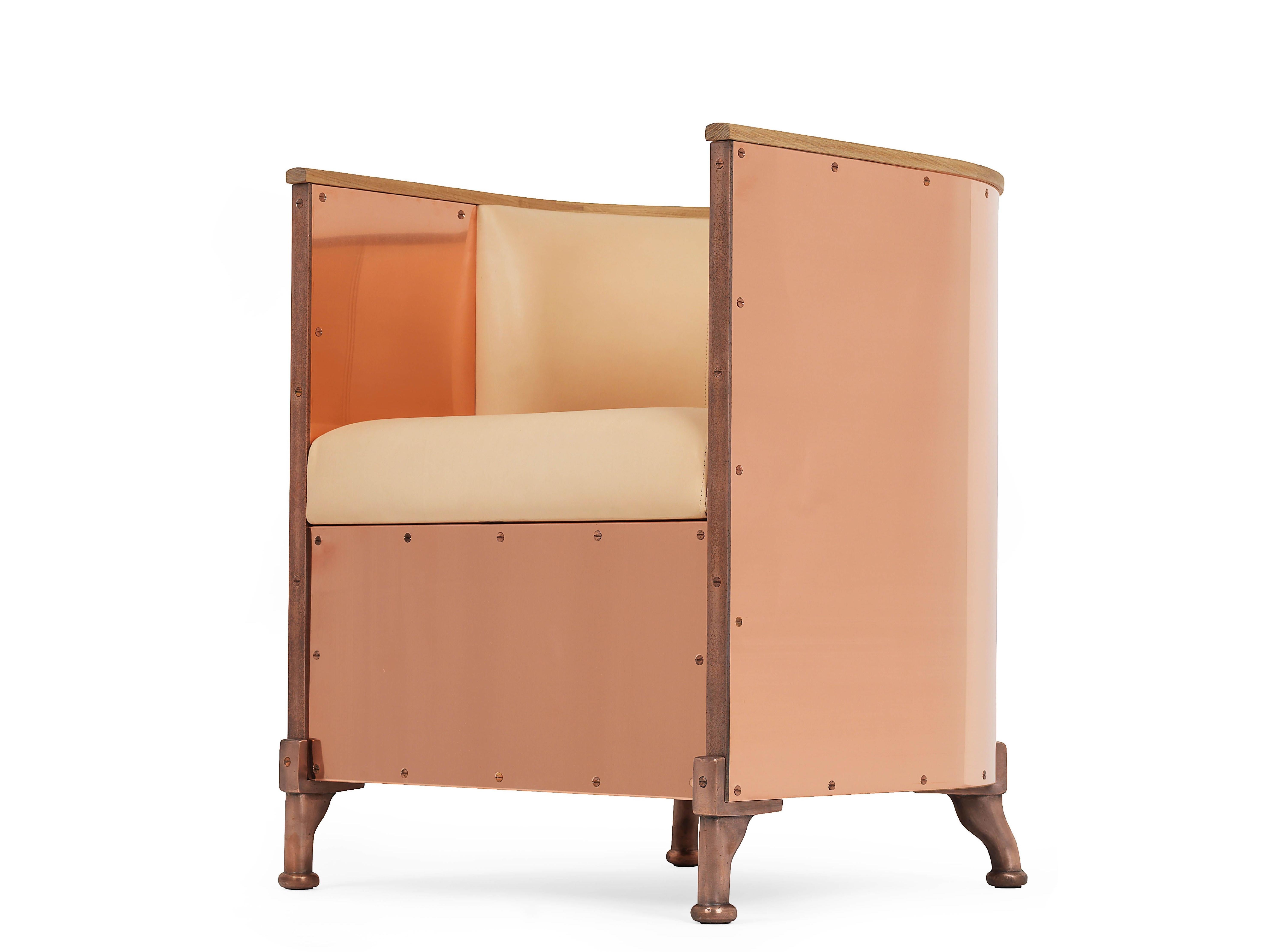 Scandinavian Modern Rose Easy Chair For Sale