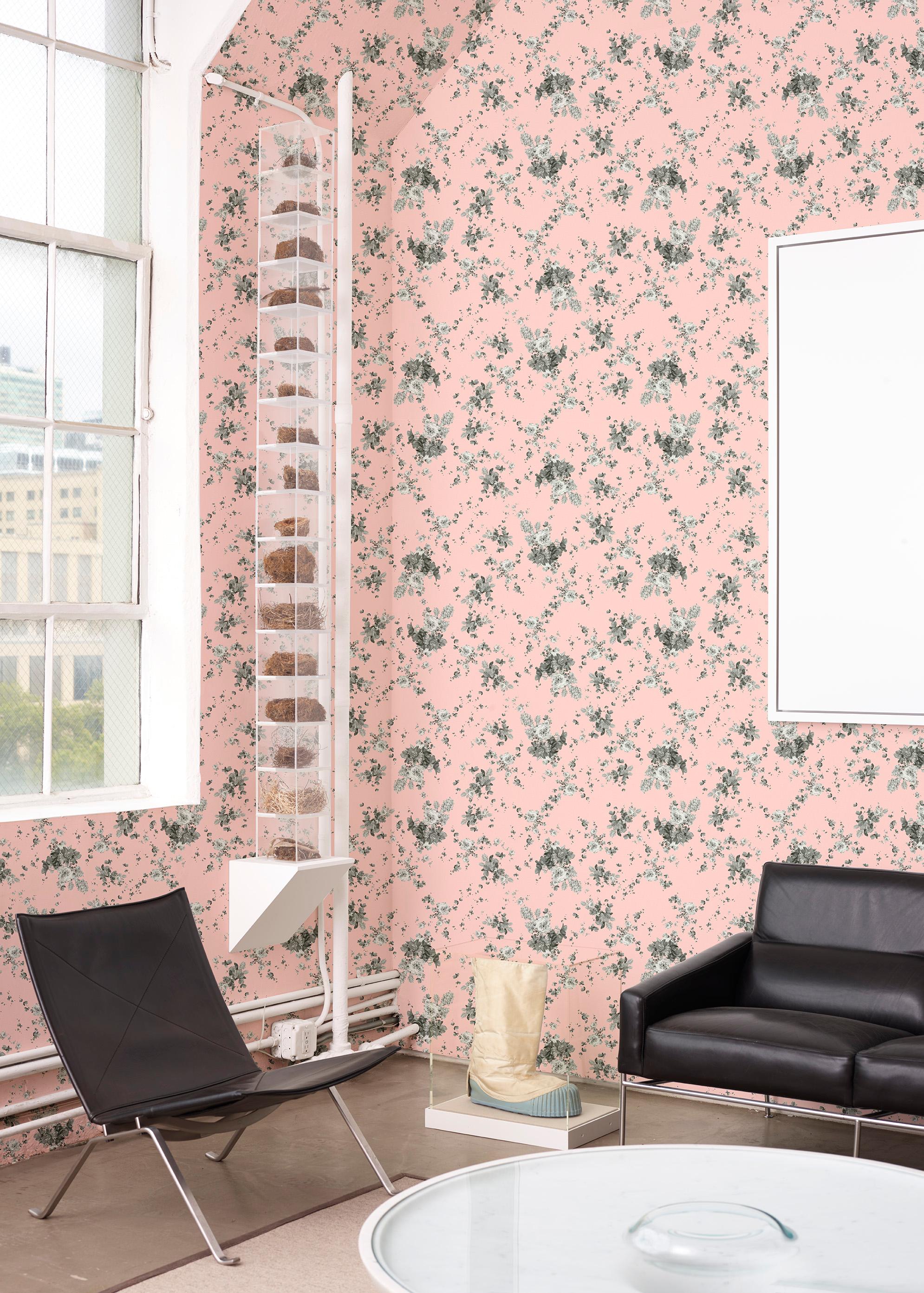 Rose Floral Wallpaper For Sale 12