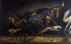 Sueños de cueva - Óleo original - Rose Freymuth-Frazier