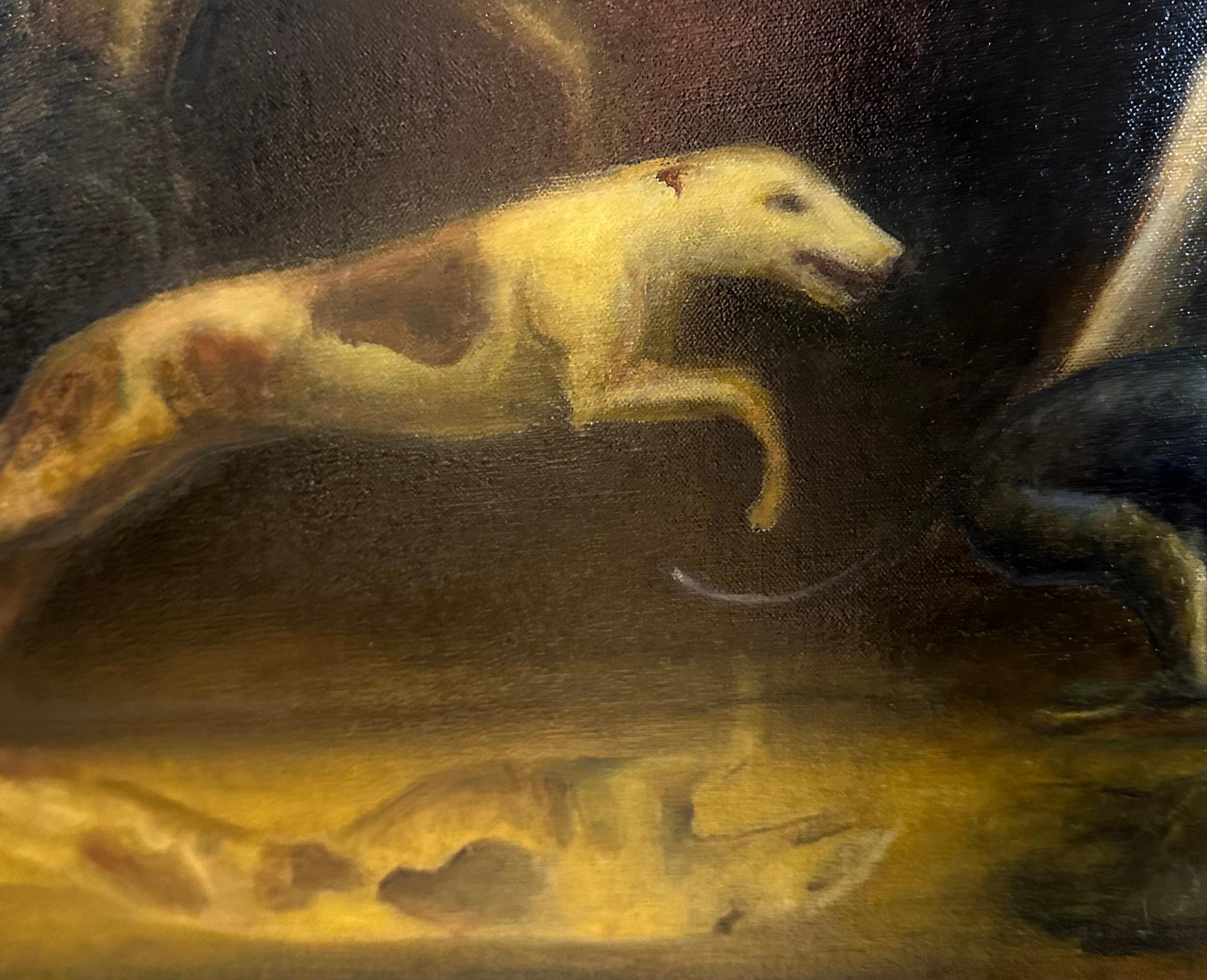 Cave Dreams - Huile originale - Rose Freymuth-Frazier en vente 4
