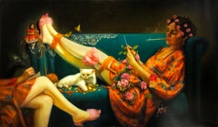 Fabric Animal Paintings