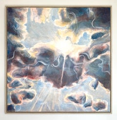 Zenith - Contemporary Expressionist Sky Scape Painting, 2024