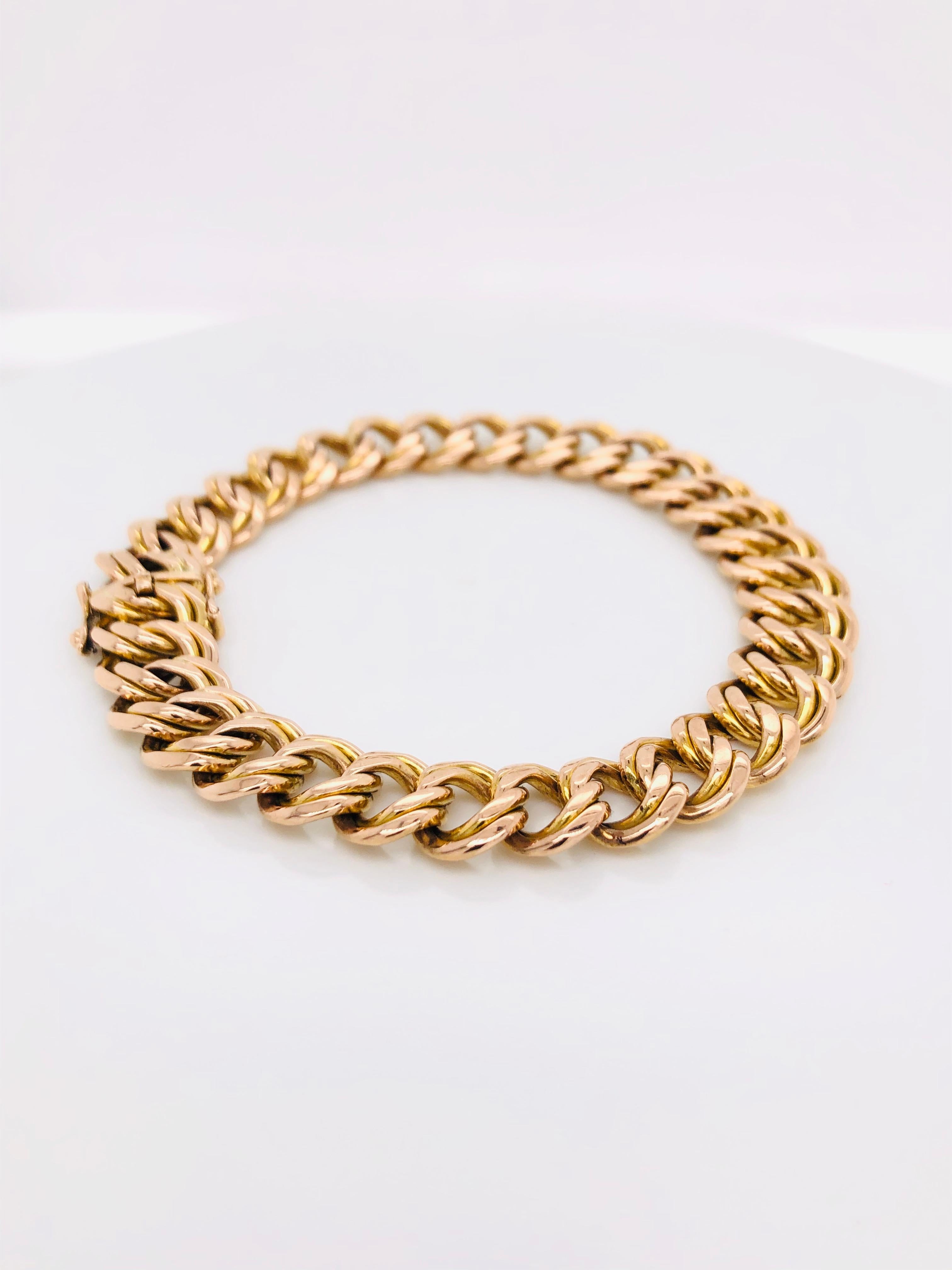 rose gold mesh bracelet