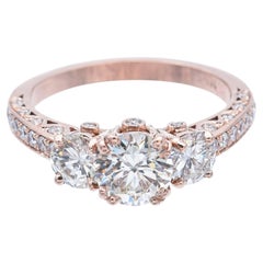 Rose Gold 2.34tcw Diamond Band Ring
