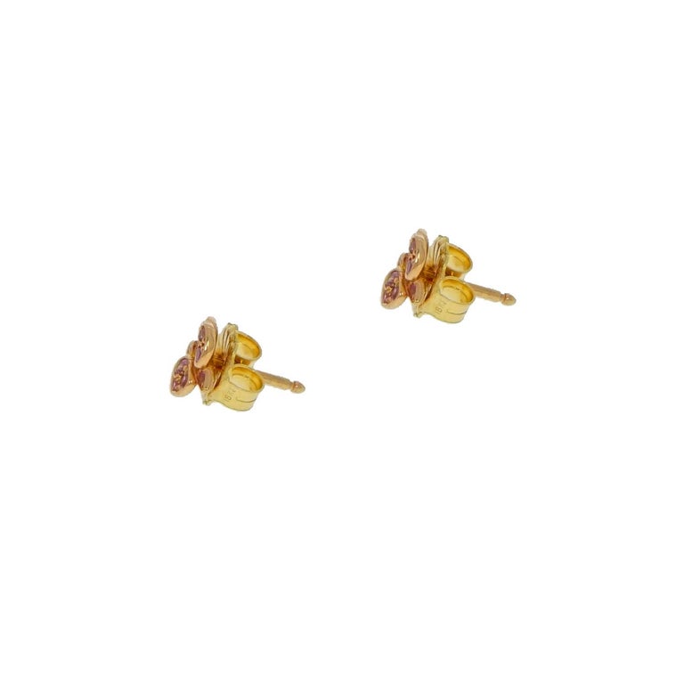 Rose Gold Caresse D’Orchidees Cartier Earrings at 1stDibs | cartier ...